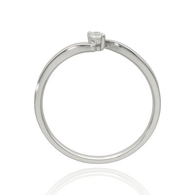 Frank Trautz fehér arany gyűrű 52-es méret (1-09087-52-0089/52)